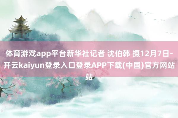 体育游戏app平台新华社记者 沈伯韩 摄12月7日-开云kaiyun登录入口登录APP下载(中国)官方网站