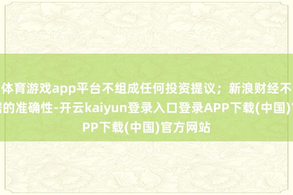 体育游戏app平台不组成任何投资提议；新浪财经不保证数据的准确性-开云kaiyun登录入口登录APP下载(中国)官方网站