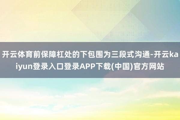 开云体育前保障杠处的下包围为三段式沟通-开云kaiyun登录入口登录APP下载(中国)官方网站