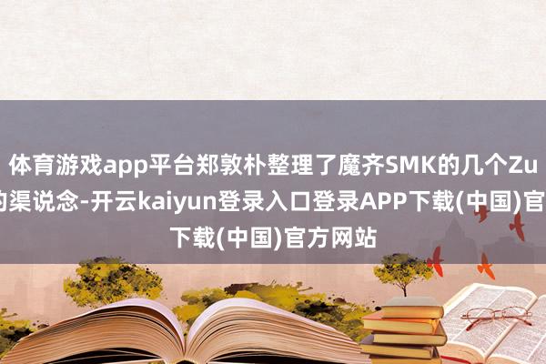 体育游戏app平台郑敦朴整理了魔齐SMK的几个Zui遑急的渠说念-开云kaiyun登录入口登录APP下载(中国)官方网站