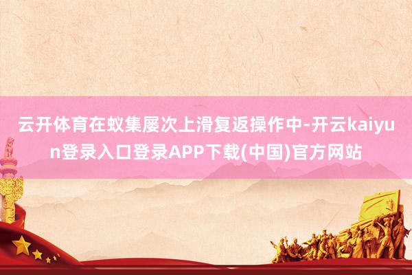 云开体育在蚁集屡次上滑复返操作中-开云kaiyun登录入口登录APP下载(中国)官方网站